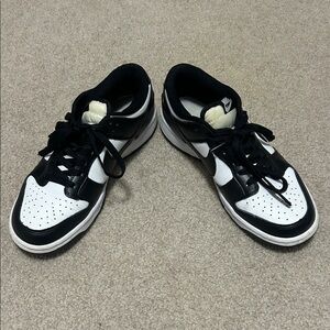 Nike Black and White Womens dunks
